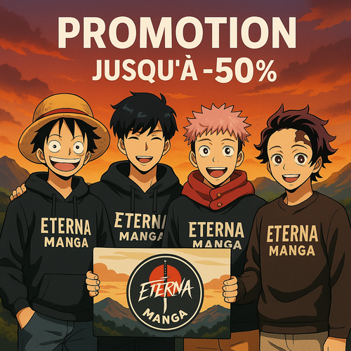 Promotion Eterna Manga: Sweatshirts et T-shirts Exclusifs