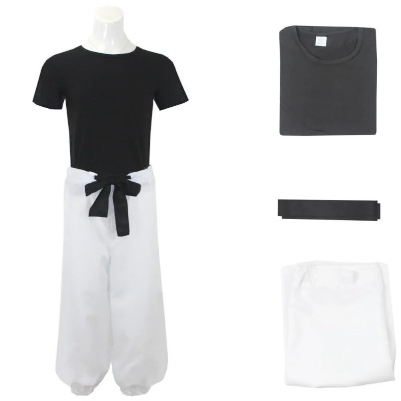 Costume cosplay Toji Fushiguro Jujutsu Kaisen unisexe en polyester