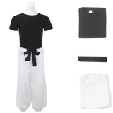 Costume cosplay Toji Fushiguro Jujutsu Kaisen unisexe en polyester