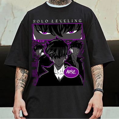 T-shirt Imprimé Unisexe Léger 100% Confort - Solo Leveling