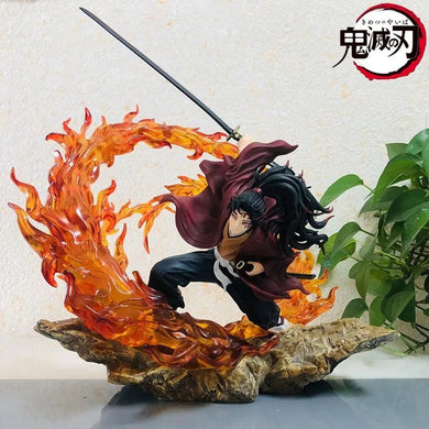 Figurine Demon Slayer Kokushibo & Tsugikuni Yoriichi PVC + ABS 21 cm prêt-à-exposer
