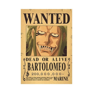 Affiches One Piece Wanted - Designs Exclusifs Eterna