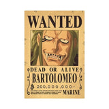 Affiches One Piece Wanted - Designs Exclusifs Eterna