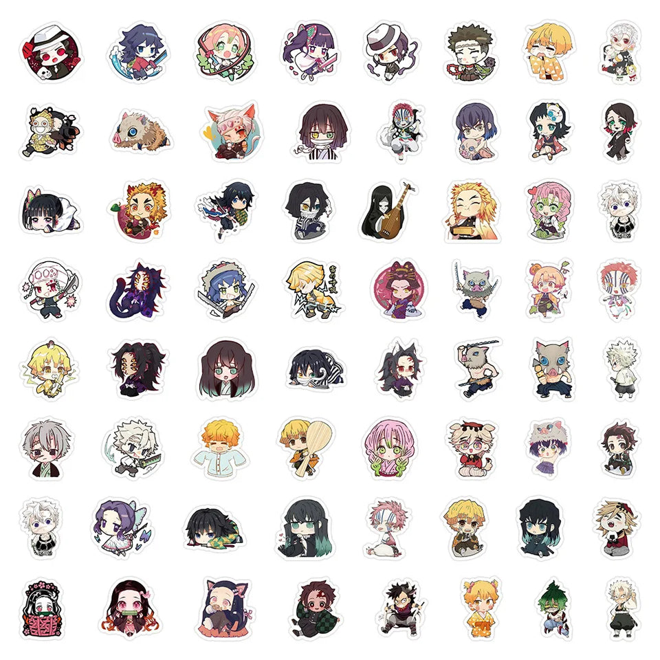 Stickers Kawaii Demon Slayer - Collection Eterna Manga