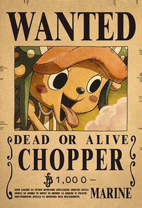 Affiches One Piece Wanted - Designs Exclusifs Eterna