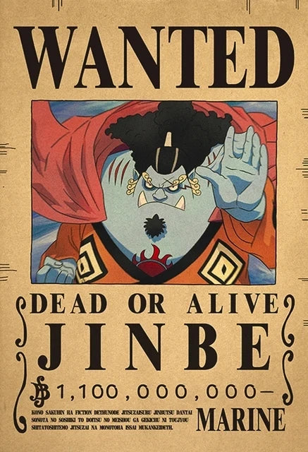 Affiches One Piece Wanted - Designs Exclusifs Eterna