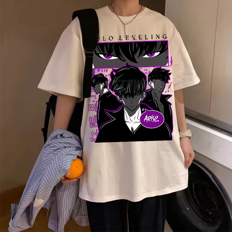 T-shirt Imprimé Unisexe Léger 100% Confort - Solo Leveling