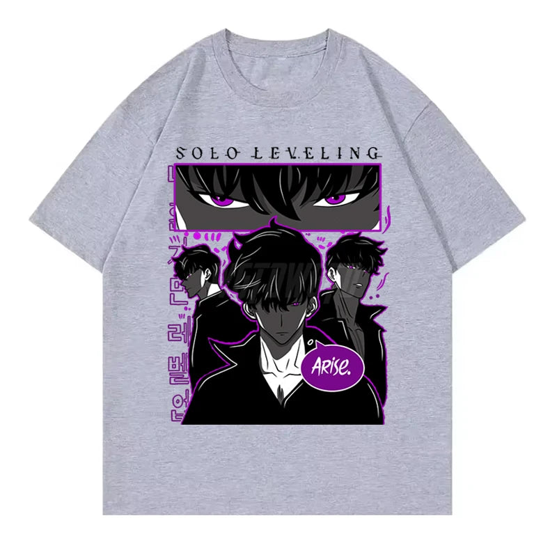 T-shirt Imprimé Unisexe Léger 100% Confort - Solo Leveling