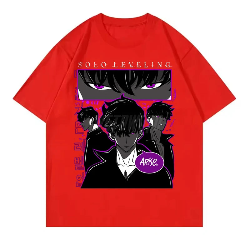 T-shirt Imprimé Unisexe Léger 100% Confort - Solo Leveling