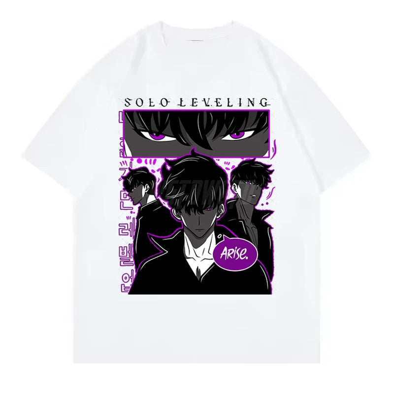 T-shirt Imprimé Unisexe Léger 100% Confort - Solo Leveling