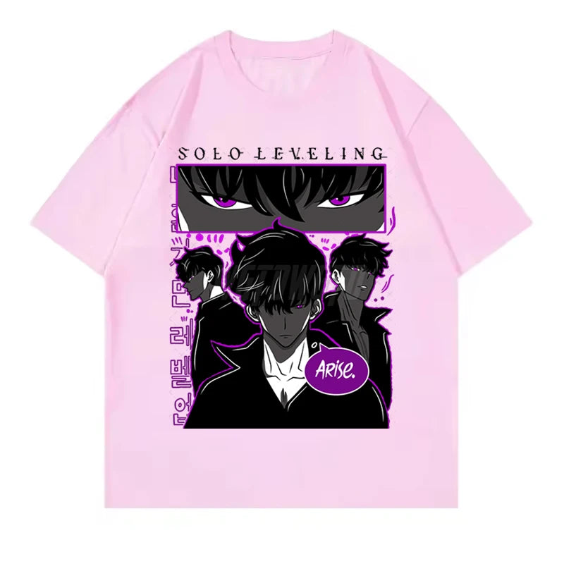 T-shirt Imprimé Unisexe Léger 100% Confort - Solo Leveling
