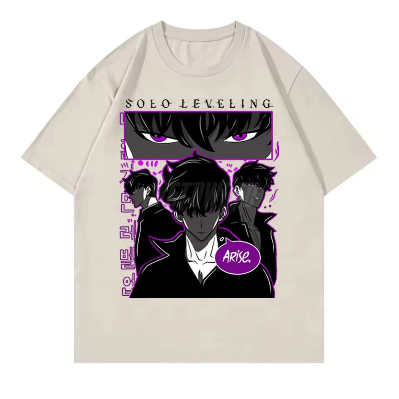 T-shirt Imprimé Unisexe Léger 100% Confort - Solo Leveling