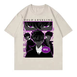 T-shirt Imprimé Unisexe Léger 100% Confort - Solo Leveling