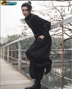 Set cosplay Geto Suguru Jujutsu Kaisen – haut et pantalon polyester unisexe