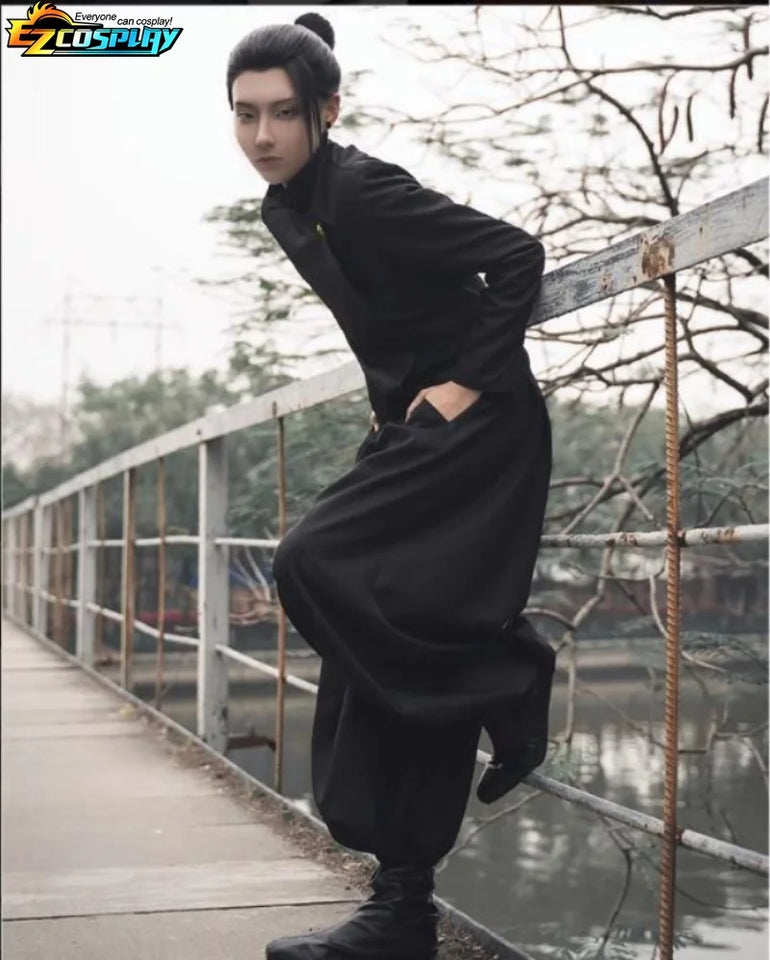 Set cosplay Geto Suguru Jujutsu Kaisen – haut et pantalon polyester unisexe