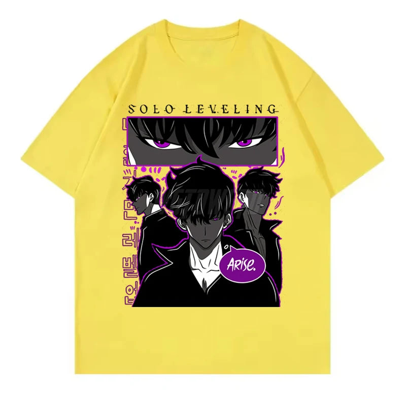 T-shirt Imprimé Unisexe Léger 100% Confort - Solo Leveling