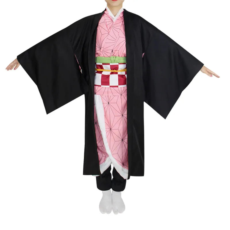 Costume Cosplay Nezuko Kamado – Demon Slayer (Set Complet)