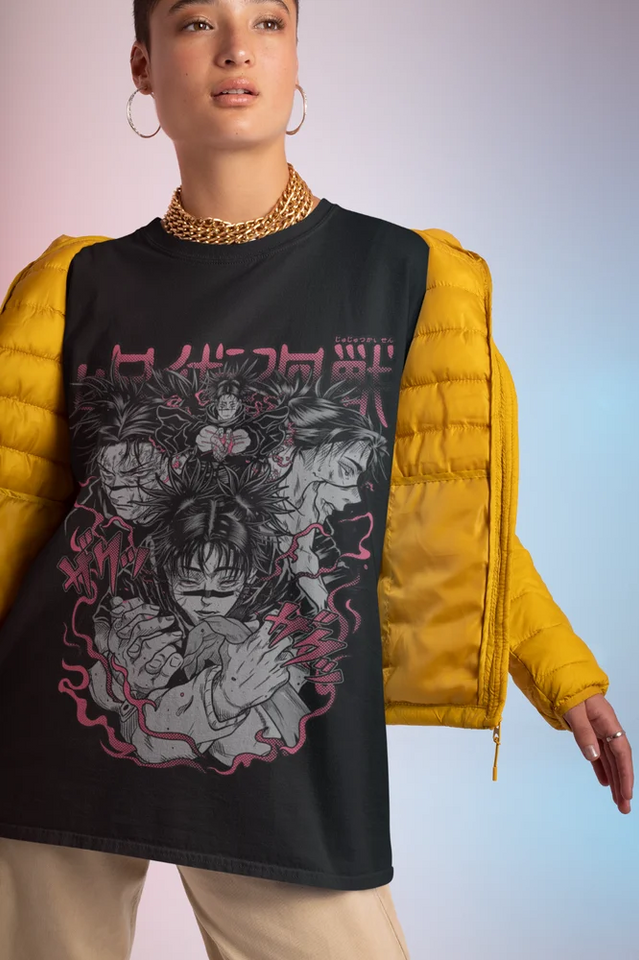 T-shirt Choso Jujutsu Kaisen pour femme en coton doux








