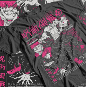 T-shirt Itadori Yuji Jujutsu Kaisen en coton écologique