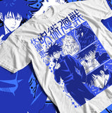 T-shirt Megumi Fushiguro Jujutsu Kaisen en coton écologique