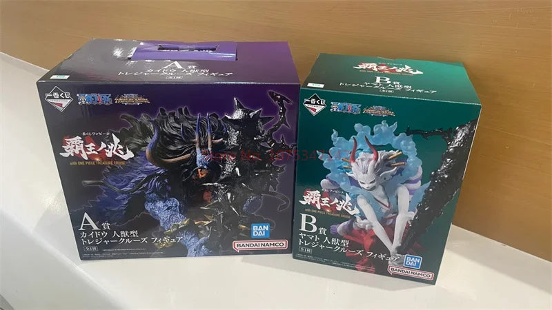 Figurines One Piece officielles de Bandai avec emballages colorés pour collectionneurs