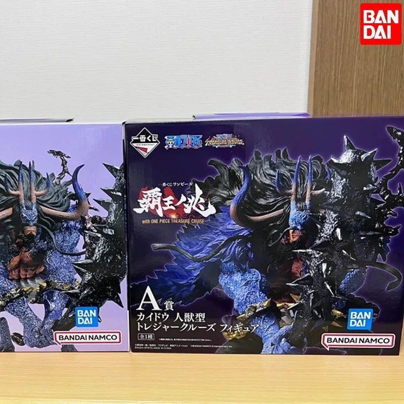 Boîte de figurine One Piece officielle avec un design dynamique et des détails impressionnants