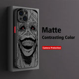 Coque iPhone Solo Leveling en noir mat avec protection pour caméra et dessin frappant