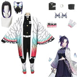 Costume Shinobu Kocho avec kimono, perruque et accessoires pour fans de cosplay