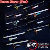 Collection de stylos épée Demon Slayer avec designs uniques et couleurs vives pour les fans d'animation
