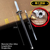 Stylo épée Demon Slayer en alliage de zinc de 20cm avec pointe fine pour un usage précis