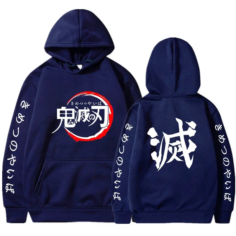 Sweat à capuche Demon Slayer avec design unique et confort optimal pour les fans de la série