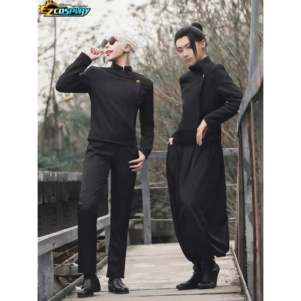 Set cosplay Geto Suguru Jujutsu Kaisen – haut et pantalon polyester unisexe