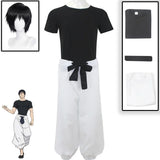Costume cosplay Toji Fushiguro Jujutsu Kaisen unisexe en polyester