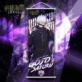 Poster tissu Jujutsu Kaisen de Gojo Satoru avec designs vibrants et couleurs accrocheuses