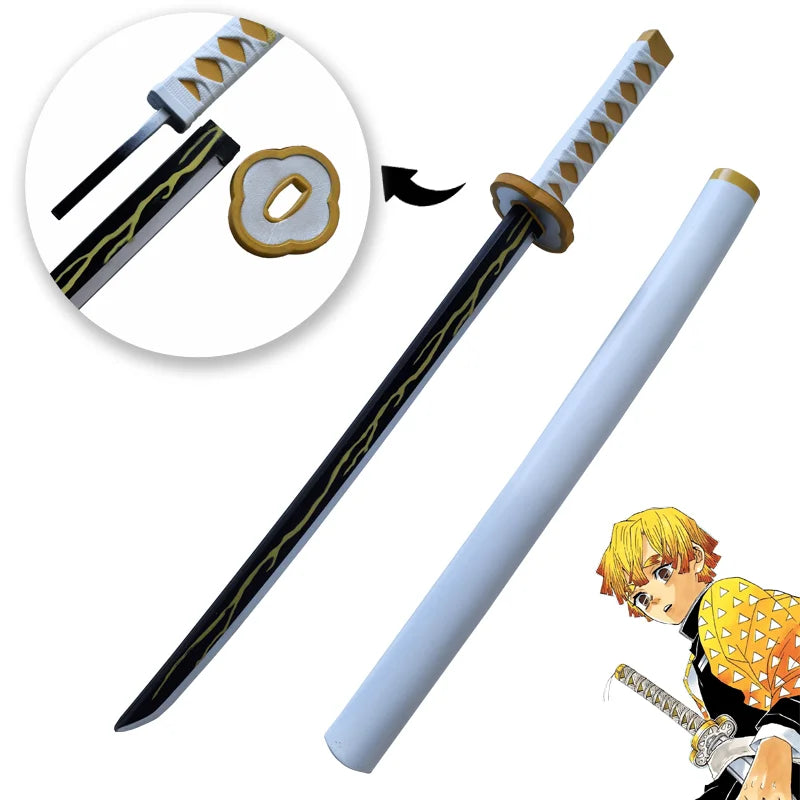 Katana cosplay mousse d'Eterna avec une finition réaliste pour les fans de scènes d'action