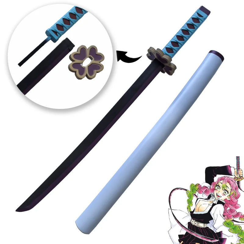 Épée en mousse Katana cosplay de Eterna avec une finition réaliste et des détails colorés