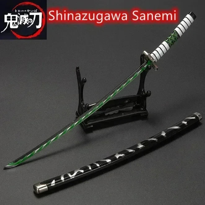 Épée Shinazugawa Sanemi avec fourreau pour collectionneurs de katana Tanjiro Kamado