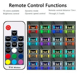 Télécommande pour lampe sculptée Solo Leveling avec 16 couleurs et contrôle de luminosité