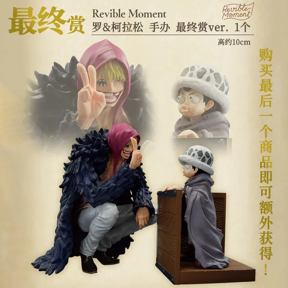 Figurine One Piece 15 cm représentant des personnages avec des détails réalistes et des poses dynamiques