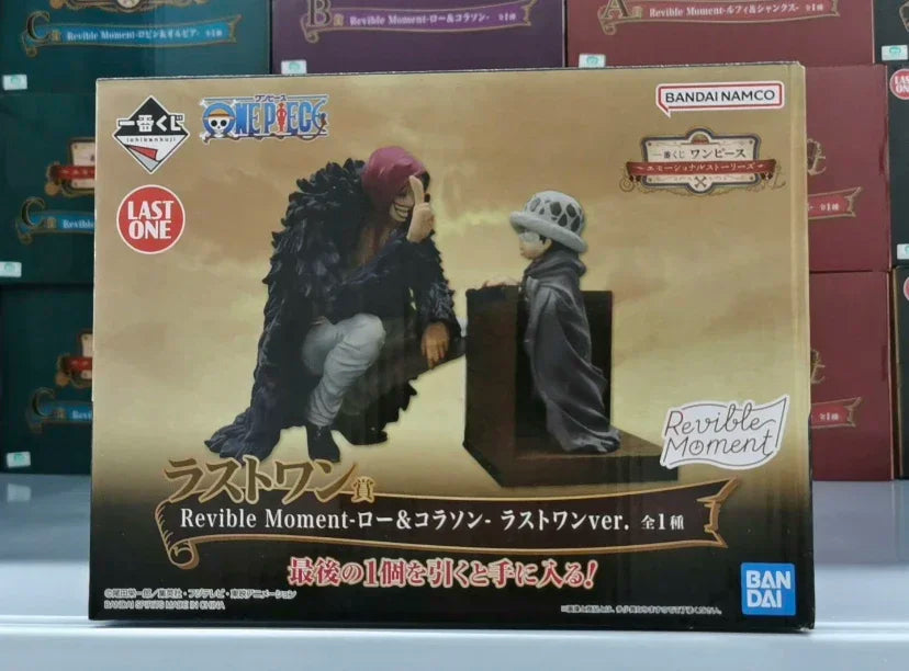 Figurine One Piece 15 cm de Reville Moment avec Ro et Corazon dans une boîte élégante