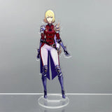 Porte-clé acrylique Solo Leveling représentant un personnage en armure avec cape et détails colorés
