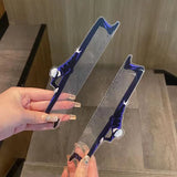 Règle Gojo Satoru Jujutsu Kaisen en plastique transparent avec design animé pour les fans