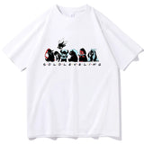 T-shirt blanc Eterna avec motif Solo Leveling représentant des personnages du manga