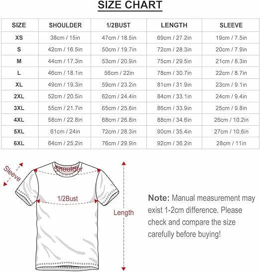 T-shirt Igris Solo Leveling avec un design unique et un guide des tailles détaillé